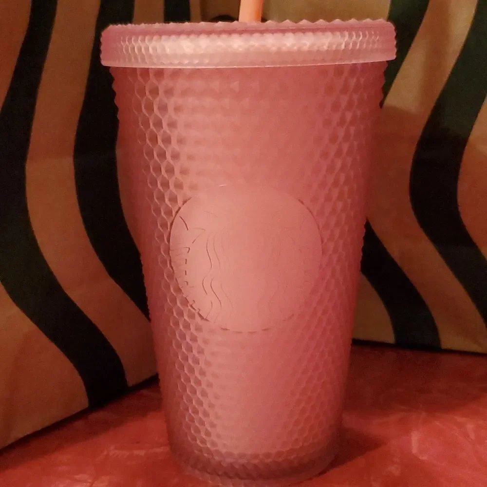 Starbucks Soft Pink Studded Grande Tumbler 16 oz. NWT